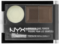 

Палетка теней для бровей NYX, Professional Makeup Eyebrow Cake Powder 02 Dark Brown/Brown