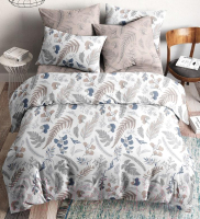 

Комплект постельного белья Веселина, Тори 9631-1+9632-1 Бязь 120гр. 1.5 сп