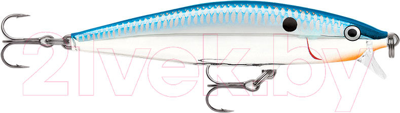 Воблер Rapala Flat Rap / FLR08-SB
