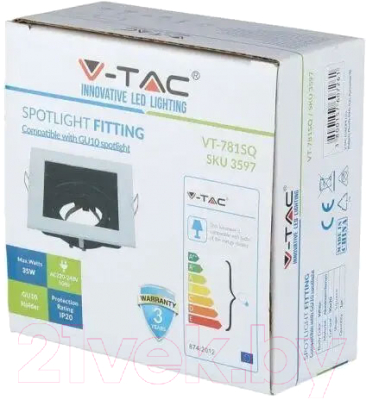 Точечный светильник V-TAC SKU-3597