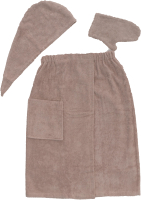 Набор текстиля для бани Lilia Maxi женский 15С-0024 (бронзовый) - 