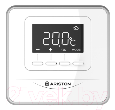 Термостат для климатической техники Ariston Cube / 3319477 (белый)