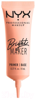 Основа под макияж NYX Professional Makeup Bright Maker Mini праймер (8мл)