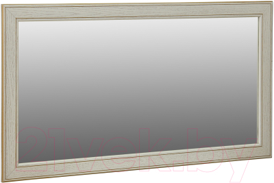 Зеркало Мебелик Васко В 61Н (белый ясень/золото)