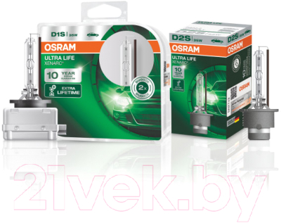 

Комплект автомобильных ламп Osram, D1S 66140ULT-HCB
