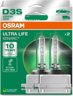 Комплект автомобильных ламп Osram D3S 66340ULT-HCB