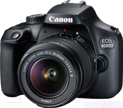 Зеркальный фотоаппарат Canon EOS 4000D EF-S Kit 18-55mm III / 3011C015AA (с сумкой и картой памяти SD 16GB)