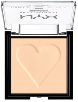 

Пудра компактная NYX, Professional Makeup Can't Stop Won't Stop 2 Light матирующая
