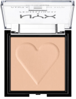 

Пудра компактная NYX, Professional Makeup Can't Stop Won't Stop 3 Light Medium
