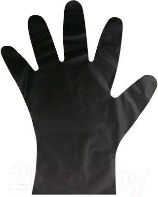 Перчатки одноразовые Aviora Виниловые (S, 100шт, черный)