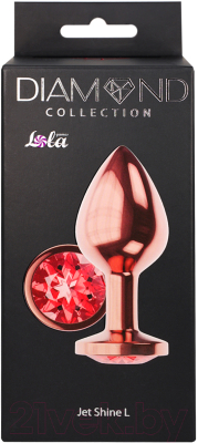 Пробка интимная Lola Games Diamond Ruby Shine / 4024-02lola