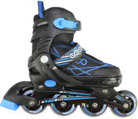 Роликовые коньки CosmoRide Freerider (р-р 35-38, черный/синий) - 