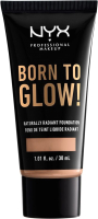

Тональный крем NYX, Professional Makeup Born to Glow 7.5 Soft Beige