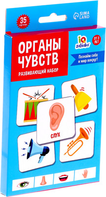 Развивающая игра Zabiaka Органы чувств / 7160248 - 