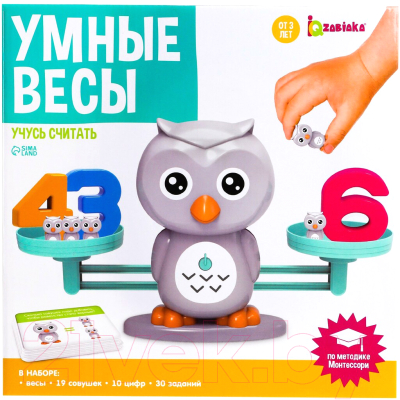 Развивающая игра Zabiaka Умные весы. Учусь считать / 6905686