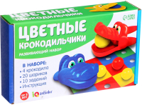 Развивающий игровой набор Zabiaka Цветные крокодильчики / 5035567 - 