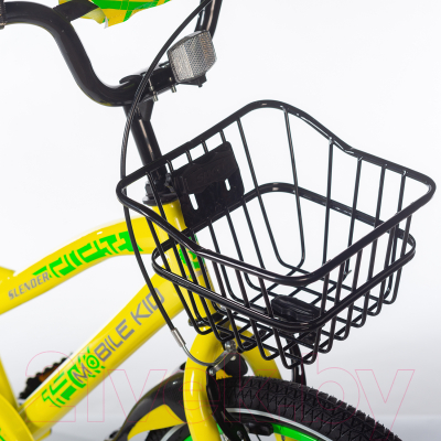 Детский велосипед Mobile Kid Slender 20 (желтый/зеленый)