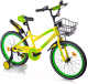 Миниатюра изображения товара Детский велосипед Mobile Kid Slender 20 (желтый/зеленый)