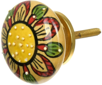 Ручка для мебели Blumen Haus Подсолнух / 66164 (разноцветный) - 
