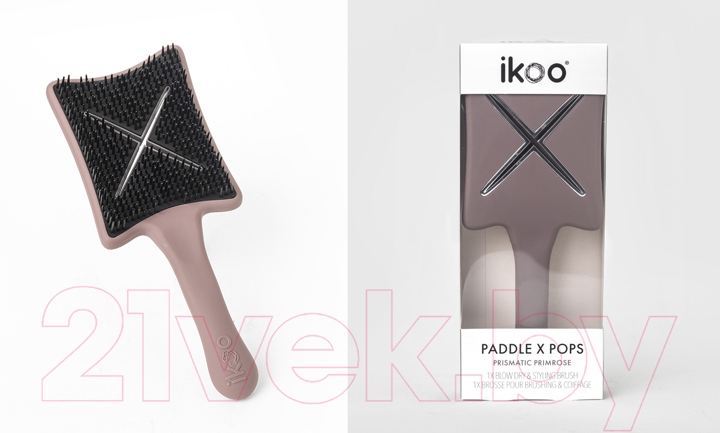 Расческа Ikoo Paddle X Pops Prismatic Primrose