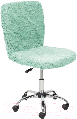 Кресло офисное AksHome Fluffy (искусственный мех мятный)