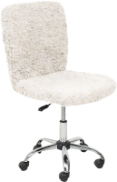 Кресло офисное AksHome Fluffy (искусственный мех/светло-бежевый) - 