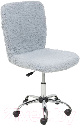 Кресло офисное AksHome Fluffy (искусственный мех серый)