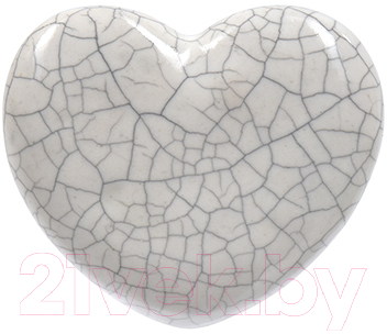 Изображение товара Ручка для мебели Blumen Haus Сердце / 66158 (белый)