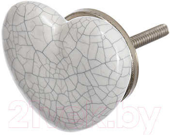 Изображение товара Ручка для мебели Blumen Haus Сердце / 66158 (белый)