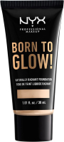 

Тональный крем NYX, Professional Makeup Born to Glow Radiant Foundation 1.5