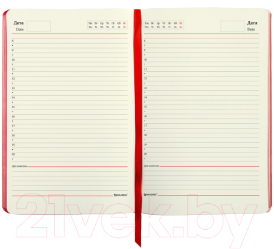 Ежедневник Brauberg Edvard Munch / 111984 (136л, красный)
