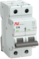 Выключатель автоматический EKF Averes AV-6 2P 16A (C) 6kA / mcb6-2-16C-av - 