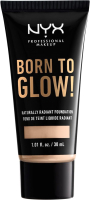 

Тональный крем NYX, Professional Makeup Born to Glow Radiant Foundation 04