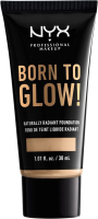 

Тональный крем NYX, Professional Makeup Born to Glow Radiant Foundation 6.3