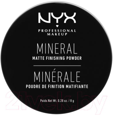 Пудра рассыпчатая NYX Professional Makeup Mineral Matte Finishing Powder 01  (8г)