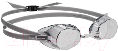 Очки для плавания Mad Wave Racer SW Mirror (серый)