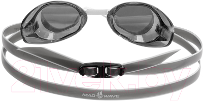 Очки для плавания Mad Wave Racer SW Mirror (серый)