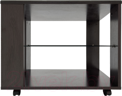 Журнальный столик Мебелик BeautyStyle 5 (венге/стекло черное)
