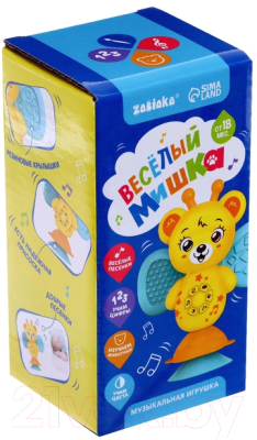 Развивающая игрушка Zabiaka Веселый мишка / 7159669