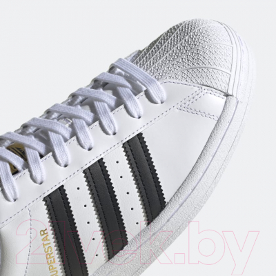 Кроссовки Adidas Superstar / EG4958 (р-р 11.5, белый/черный)