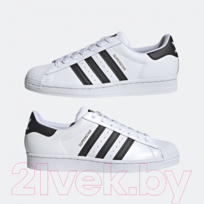 Кроссовки Adidas Superstar / EG4958 (р-р 12.5, белый/черный)