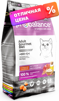 Сухой корм для кошек ProBalance Gourmet Diet Adult с говядиной и ягненком (1.8кг) - 