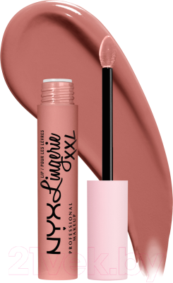 Жидкая помада для губ NYX Professional Makeup Lip Lingerie XXL 01 Undressed (4мл)