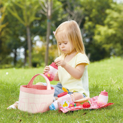 Набор игрушечных продуктов Hape Еда на пикнике для малышей / E3179_HP