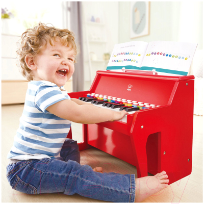 Музыкальная игрушка Hape Пианино / E0628_HP (красный)