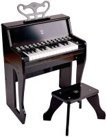 Музыкальная игрушка Hape Пианино с табуреткой / E0629_HP (черный) - 