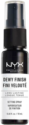 Спрей для фиксации макияжа NYX Professional Makeup Dewy Finish Setting Spray Mini (18мл)