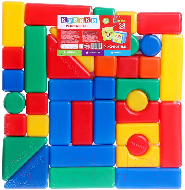 Развивающая игра Zabiaka Кубики. Животные / 5416433
