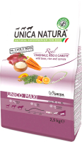 Сухой корм для собак Unica Natura Maxi кабан, рис, морковь (2.5кг) - 