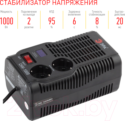 Стабилизатор напряжения ЭРА СНК-1000 / Б0032469